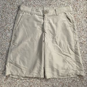 Chaps-Ralph Lauren Tan Boys “School Approved” Shorts - Adjustable Waist
